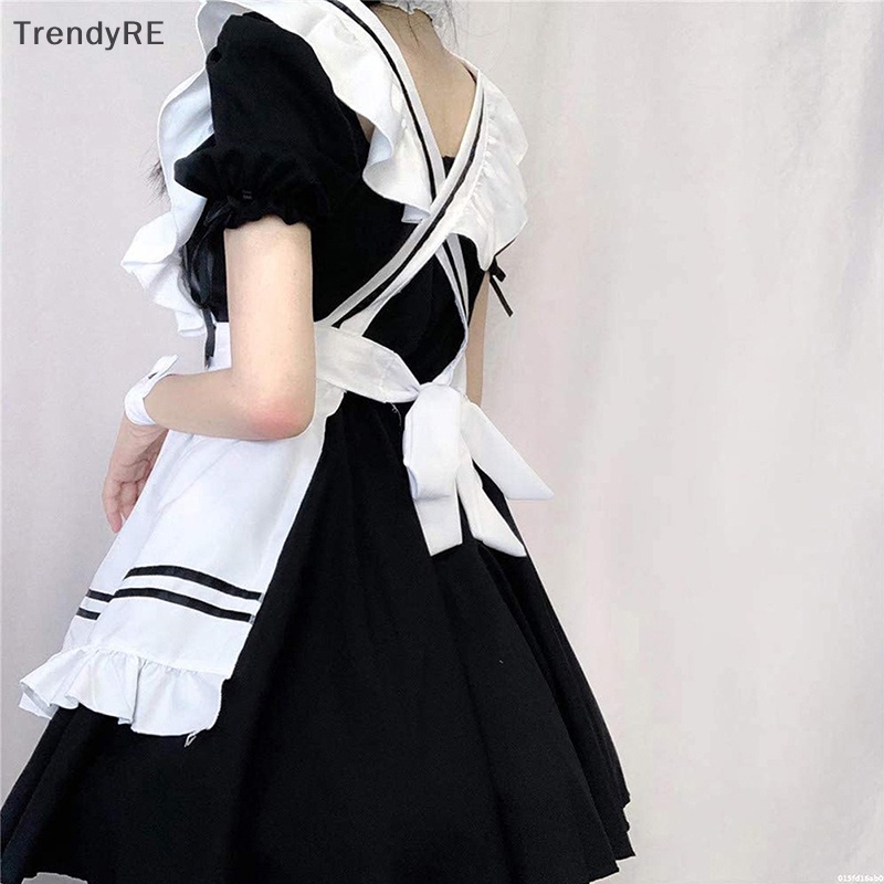 Trang Phục Hóa Trang Cô Hầu Gái Màu Đen Phong Cách Lolita