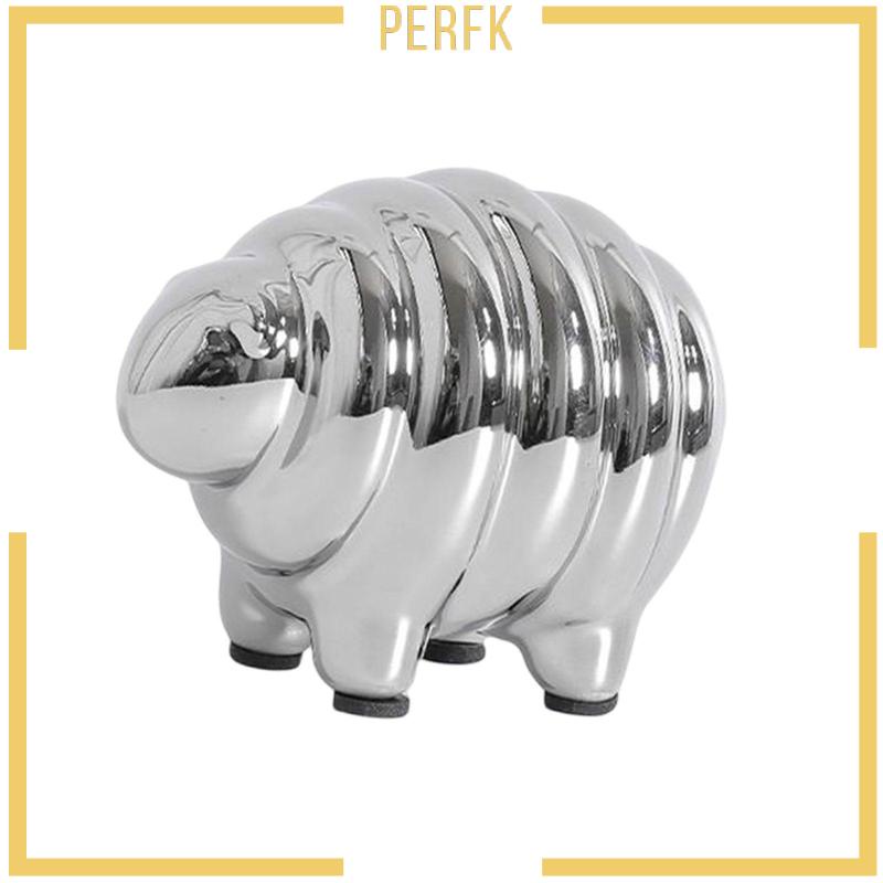 Đồ trang trí Chú Cừu Bằng Gốm Sứ Thiết Kế Hiện Đại Sáng Tạo