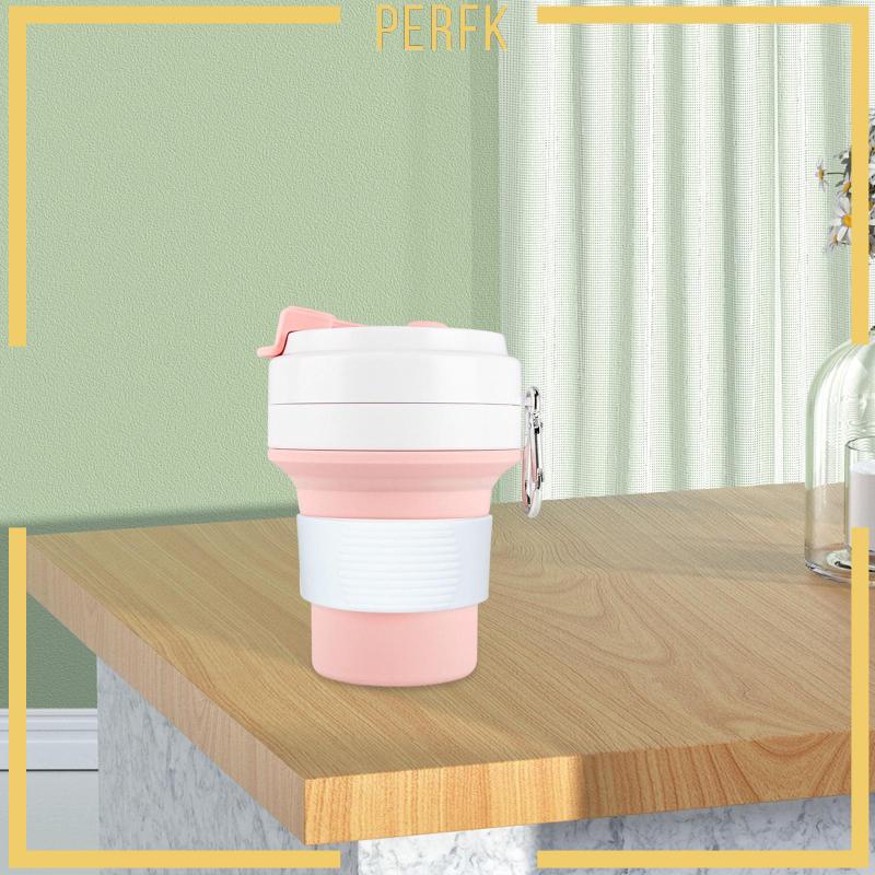 Cốc Uống Nước Nóng Lạnh Bằng Silicone Có Thể Gấp Gọn