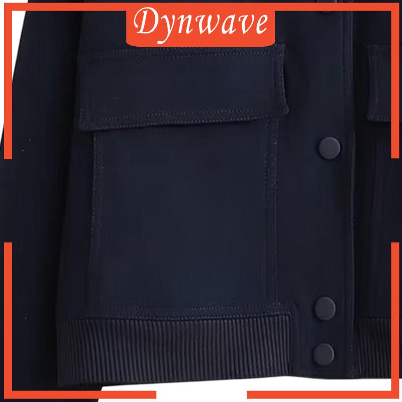 [Dynwave] Áo Khoác Crop Top Hai Túi Lớn Thời Trang Mùa Xuân Cho Nữ