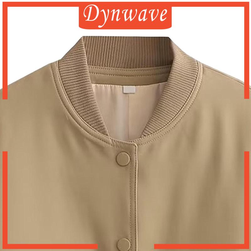 [Dynwave] Áo Khoác Crop Top Hai Túi Lớn Thời Trang Mùa Xuân Cho Nữ