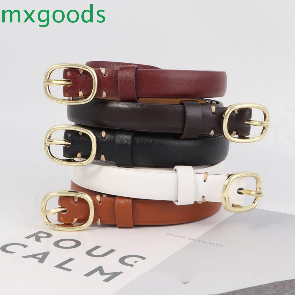 Thắt Lưng Da PU Khóa Hợp Kim Hình Oval Thời Trang Cho Nữ