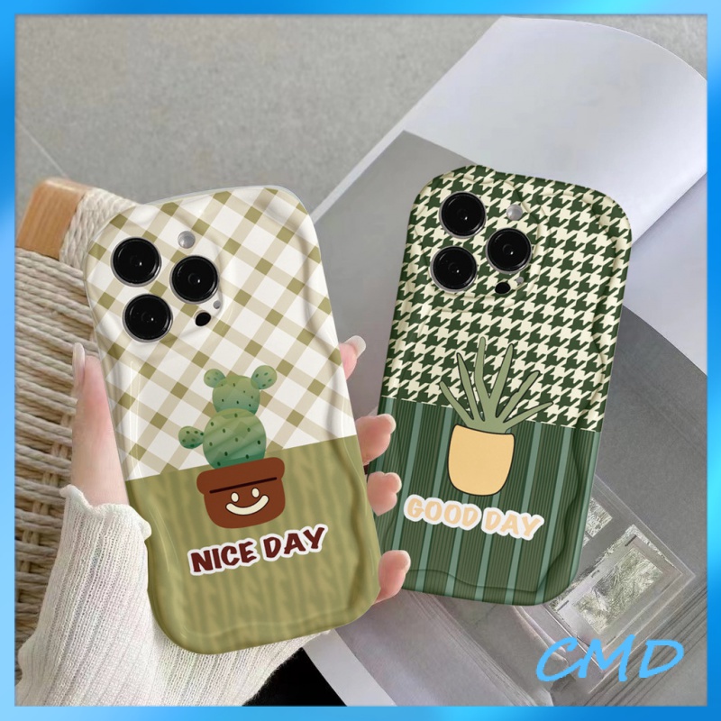 Ốp lưng iphone Điện Thoại tpu Chống Sốc Hình Chậu Xương Rồng Ba Chiều Cho Iphone 6 / 6splus / 7 / 7plus / 8 / 8plus / X / xs / 11 / 12 / 13 / 14 / Pro / Max / Plus / promax-211