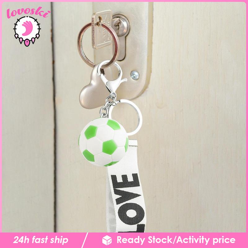 Móc Khóa Kim Loại Hình Quả Bóng Thể Thao Lovoski