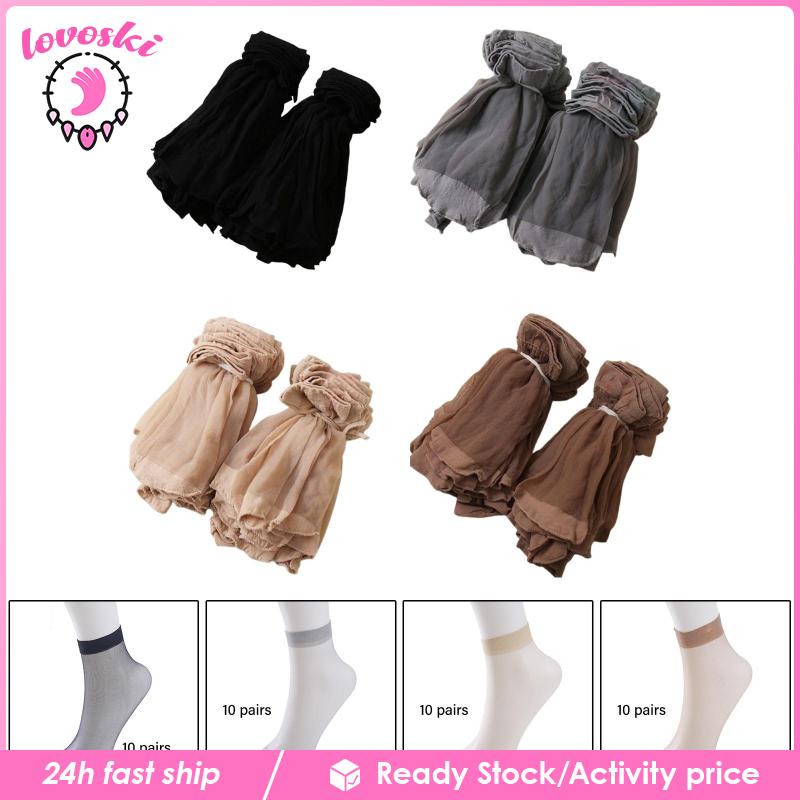 [Lovoski] Vớ Ngắn Tới Mắt Cá Chân Mỏng Thoải Mái Cho Nữ Và Phụ Nữ