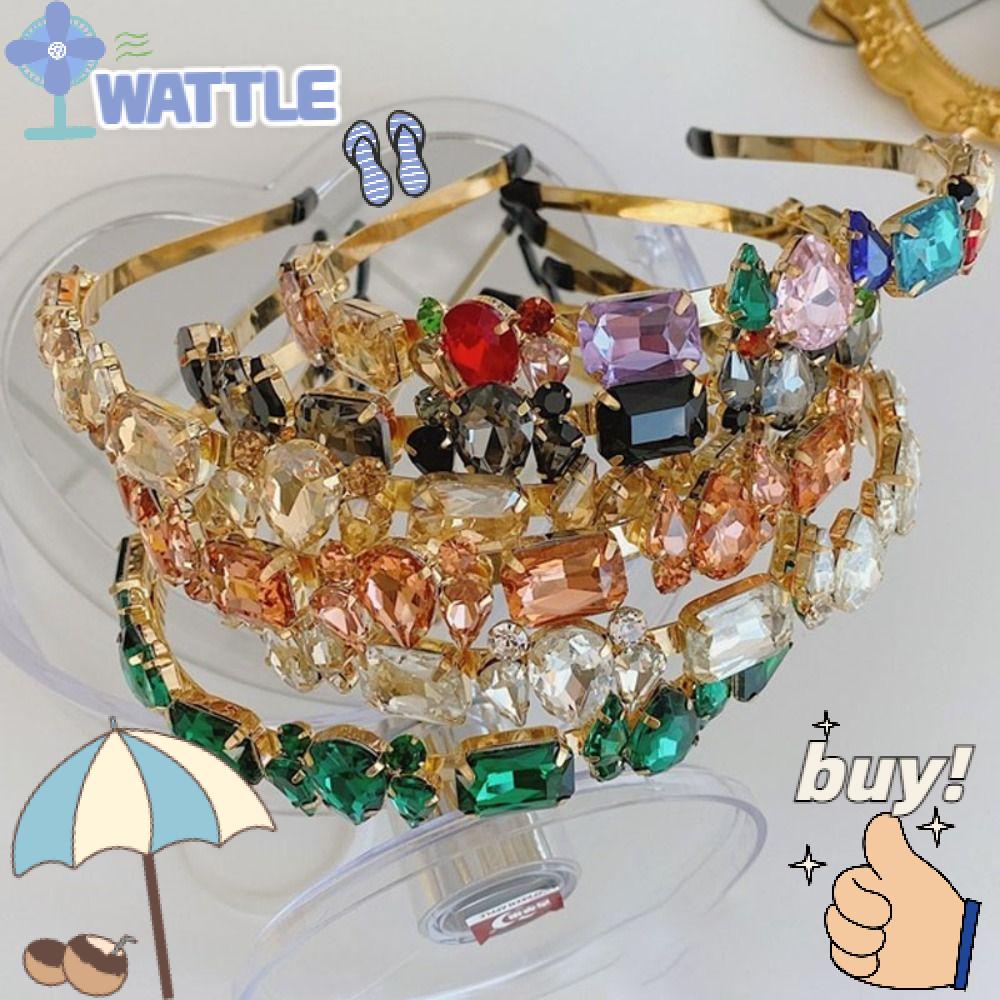 Wttle Băng Đô Lấp Lánh Sang Trọng|Vương Miện Đội Đầu Kiểu Dáng Dễ Thương Xinh Xắn