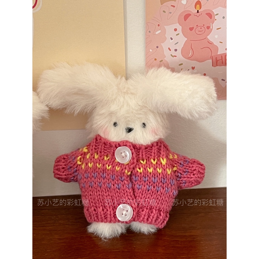 Móc Khóa Thỏ Nhồi Bông Dễ Thương