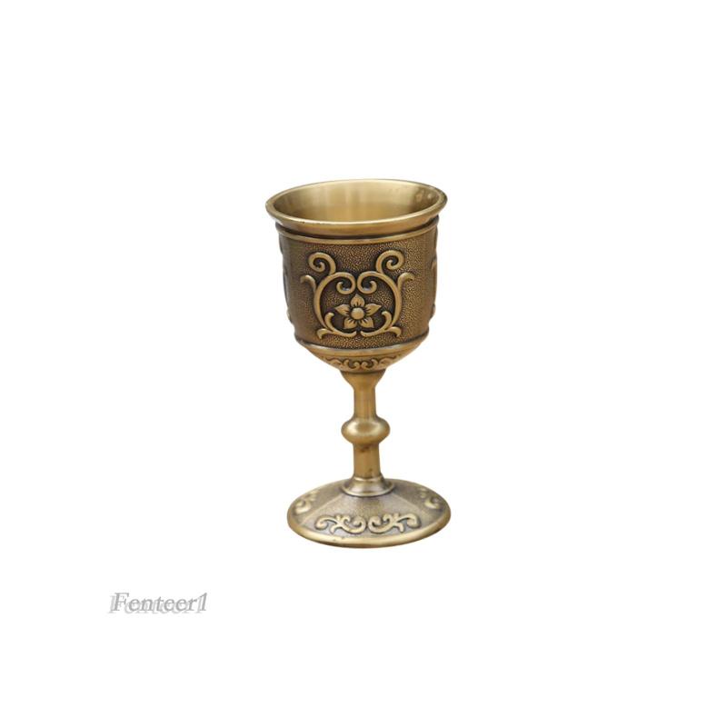 [Fenteer1] Cốc Uống Nước Bằng Hợp Kim Phong Cách Cổ Điển Cho Đám Cưới Kỷ Niệm