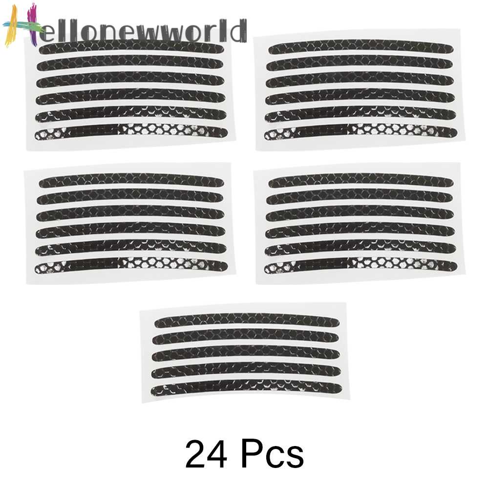 Bộ 24 Miếng Dán Phản Quang Cảnh Báo Cho Bánh Xe Đạp Xe Mô Tô