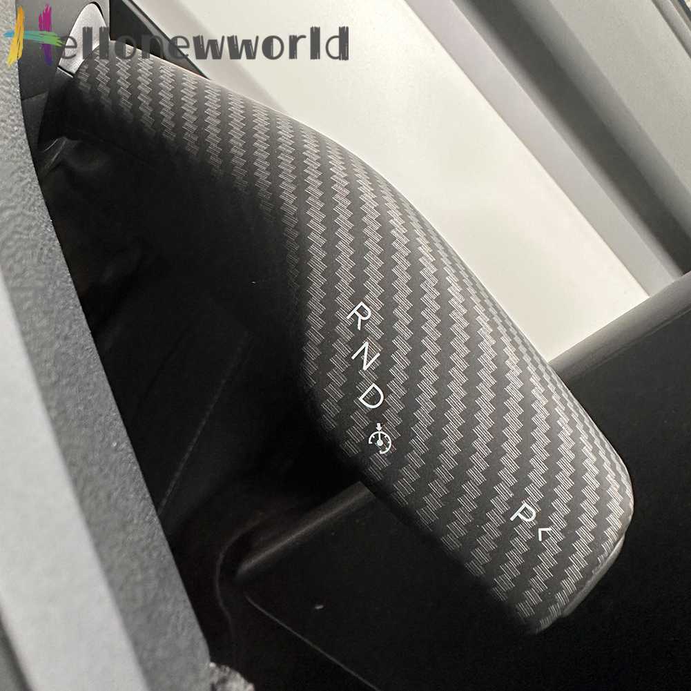 1 Cặp Núm Bọc Cần Gạt Số Màu Nhám Cho Tesla Model Y 3