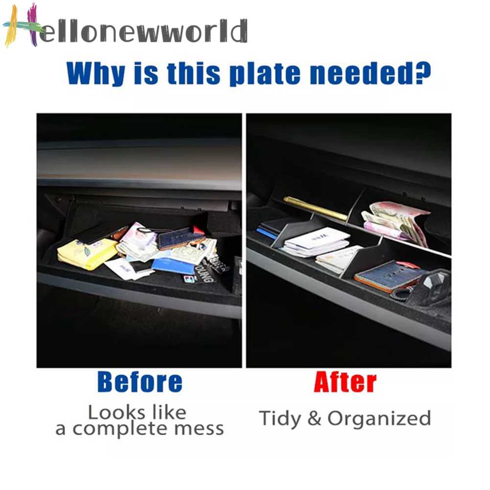 Hộp Đựng Vật Dụng Chia Ngăn Trang Trí Nội Thất Xe Hơi