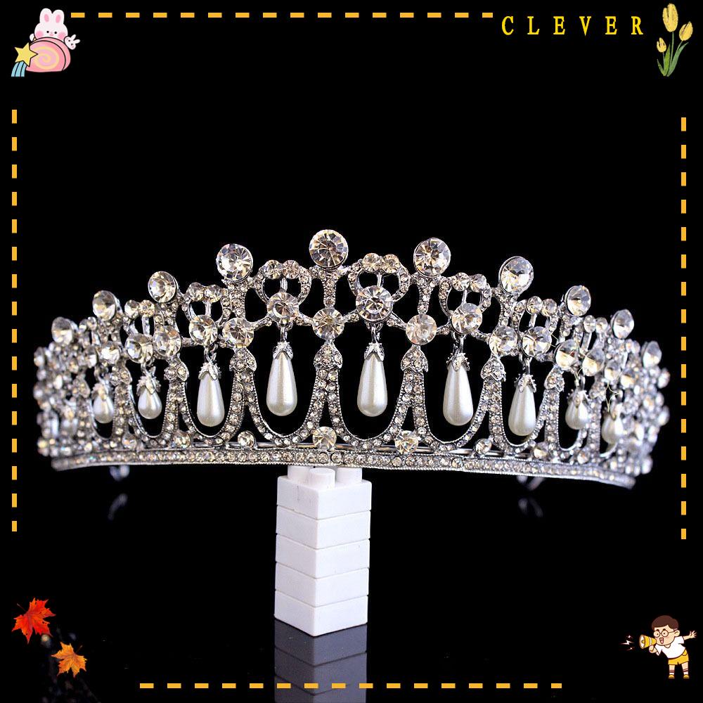 Cài Tóc Cô Dâu Đính Đá Phong Cách Baroque Sang Trọng