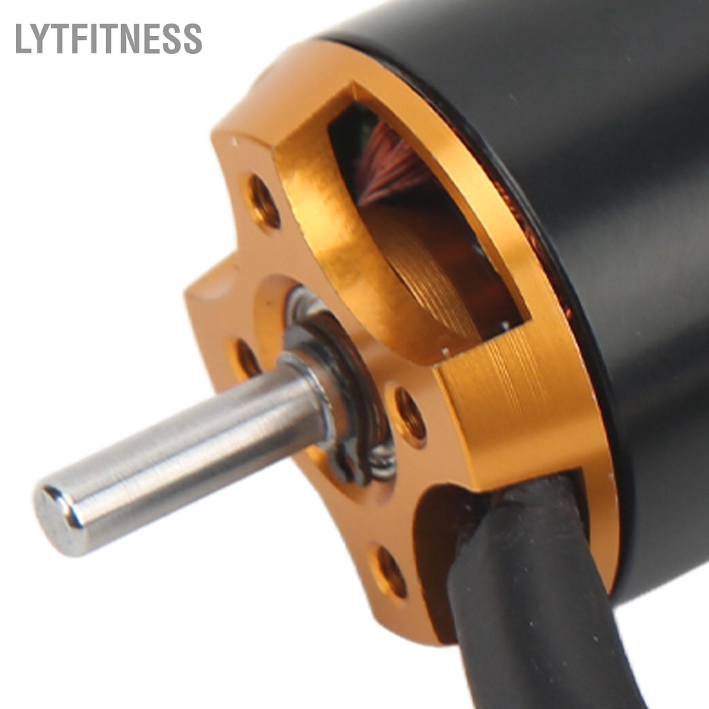 LYTFitness Thuyền RC Động Cơ Không Chổi Than Làm Mát Bằng Nước 22800KV 12N8P Cấu Trúc Hợp Kim Nhôm Đồng Cho