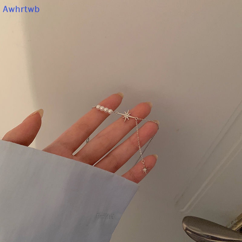 Vòng cổ Mặt Hình Ngôi Sao Đính Đá Zircon Ngọc Trai Thời Trang Mùa Hè Mới