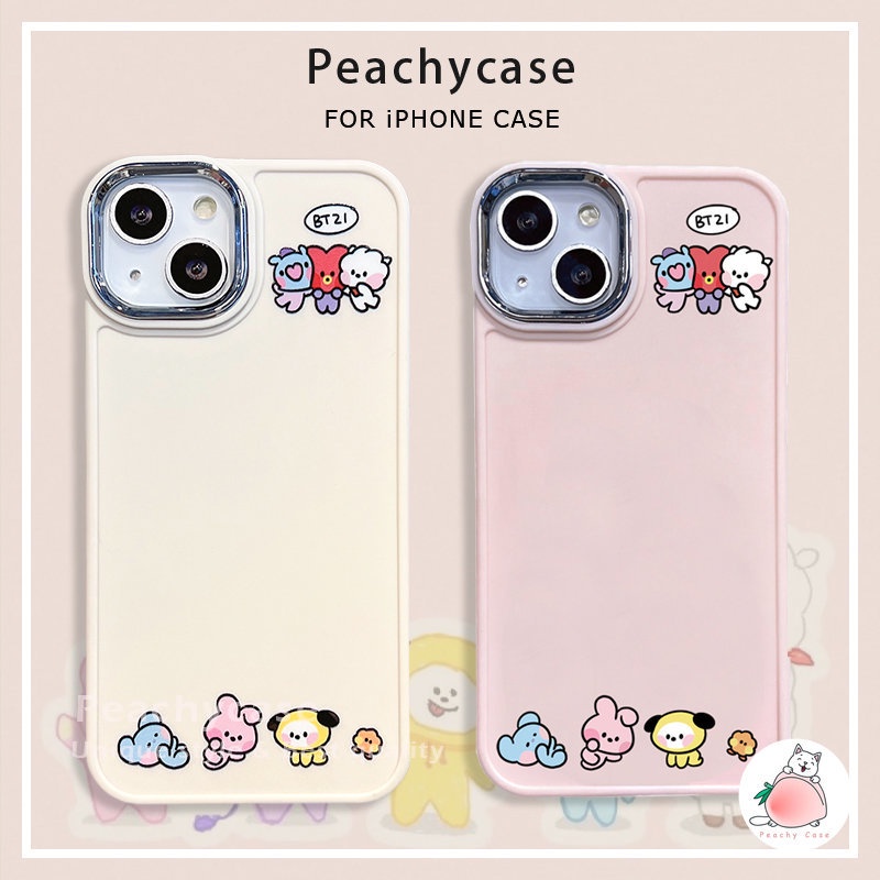 Ốp Điện Thoại TPU Mềm Chống Sốc Hình Thỏ / Cún Hàn Quốc Cho iPhone 14 13 12 Pro Max 11