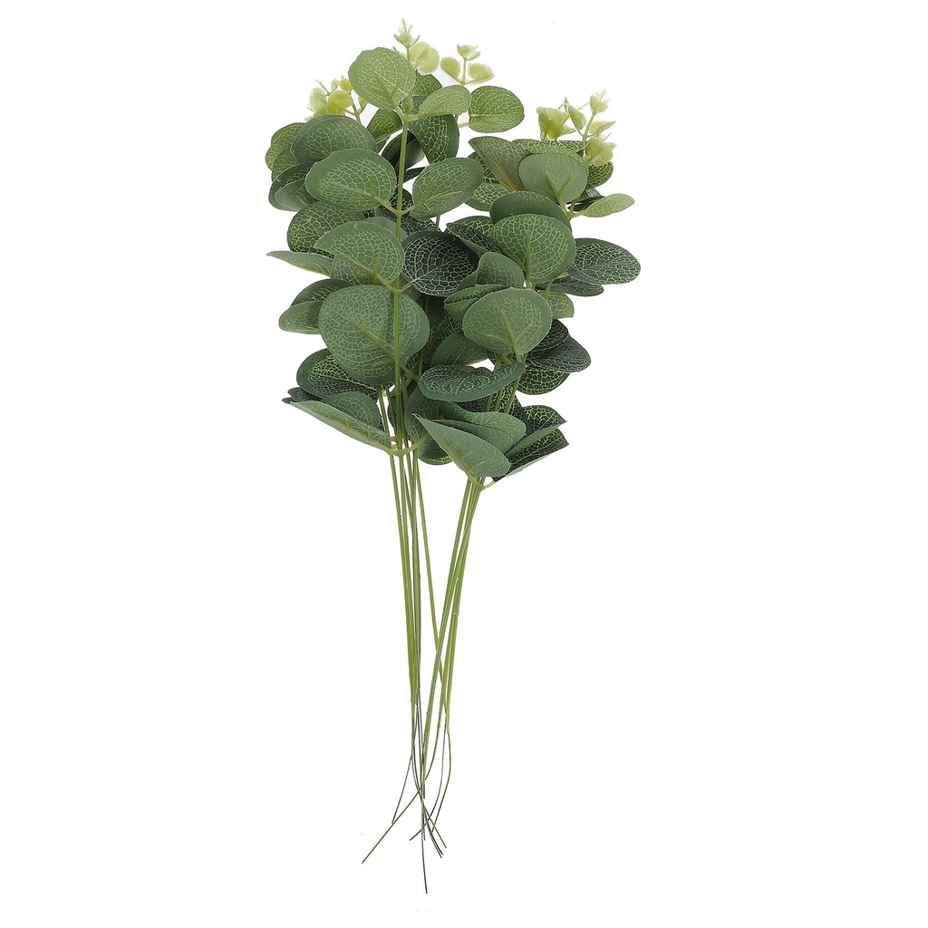 Set 10 Cành Lá Bạch Đàn Giả Trang Trí Đa Dụng Chất Lượng Cao