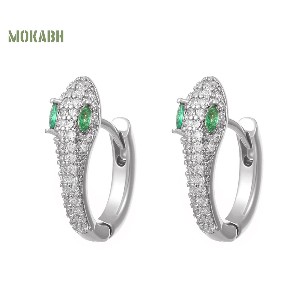 1 Đôi Bông Tai Kim Loại Lấp Lánh Chống Oxy Hóa Chống Gỉ Màu Sắc Đơn Giản Dành Cho Nữ