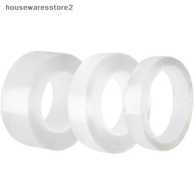Cuộn Băng Keo Hai Mặt Nano Trong Suốt Chống Thấm Nước 2 1 / 2 / 3 / 5M