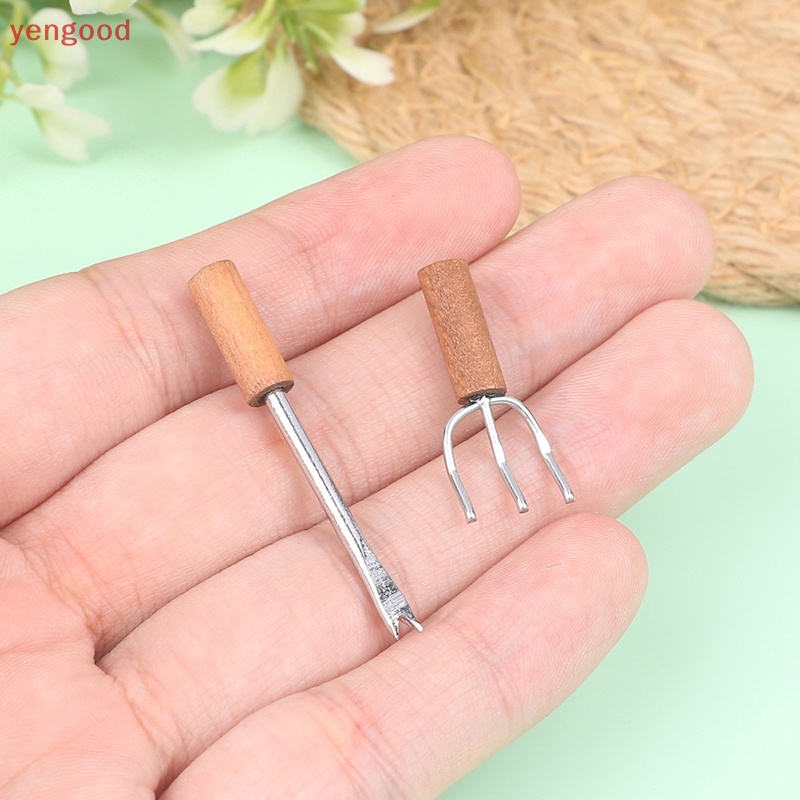 1 Bộ Dụng Cụ Làm Vườn Đồ Chơi Búp Bê Hình Tam Giác Có Móc