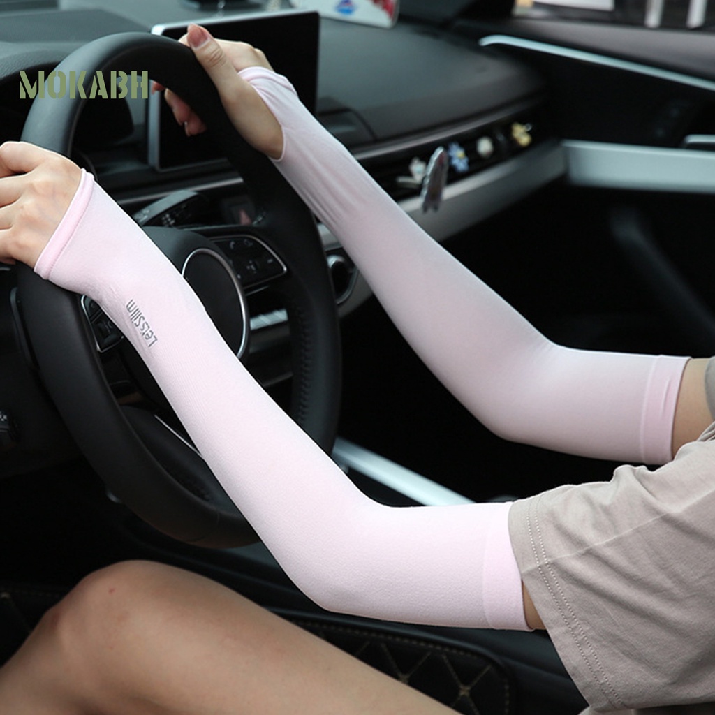 1 Đôi Găng Tay Co Giãn Chống Tia UV Màu Sắc Thời Trang Mùa Hè Cho Nam Và Nữ