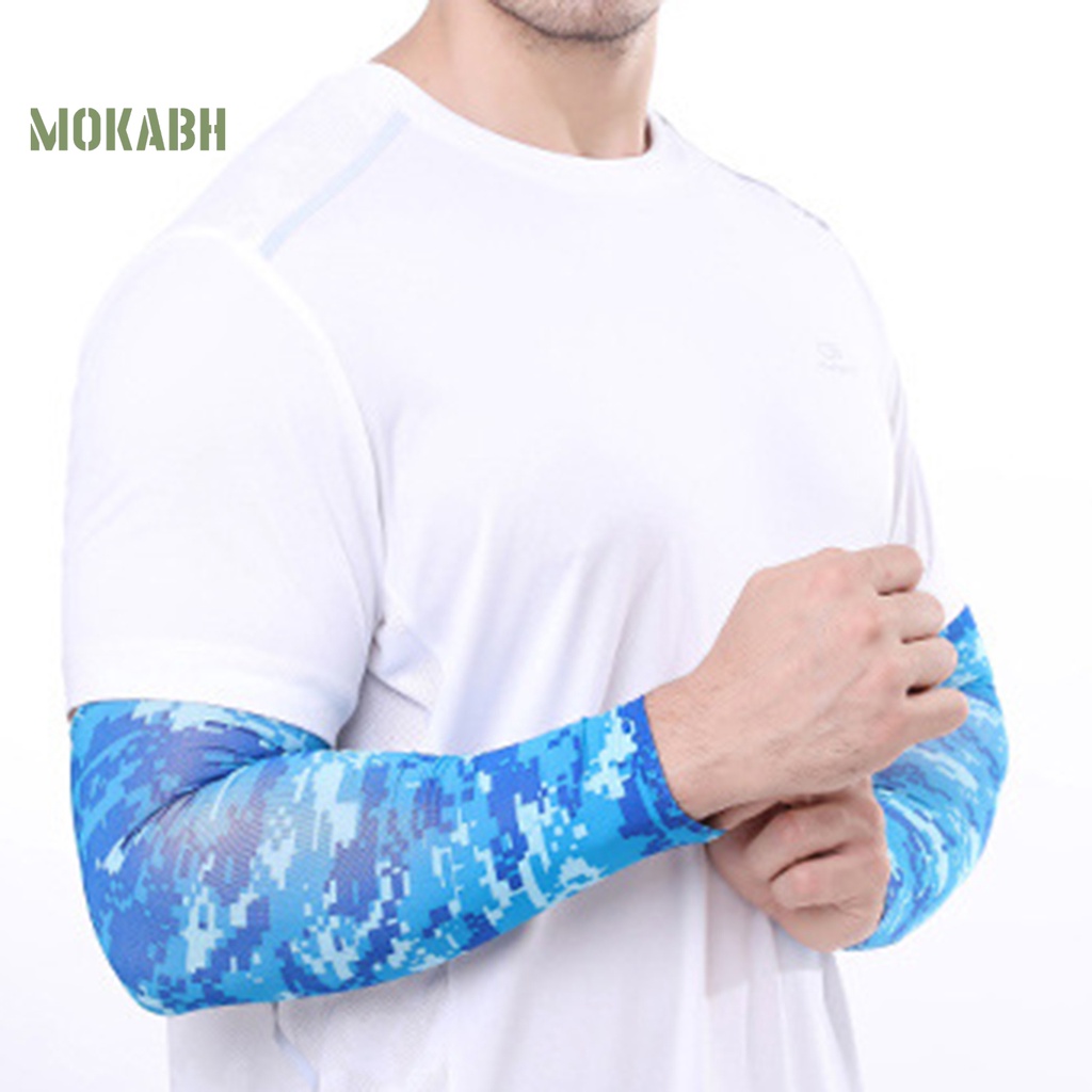 2 Găng Cánh Tay Co Dãn Chống Tia UV Khi Đạp Xe / Câu Cá