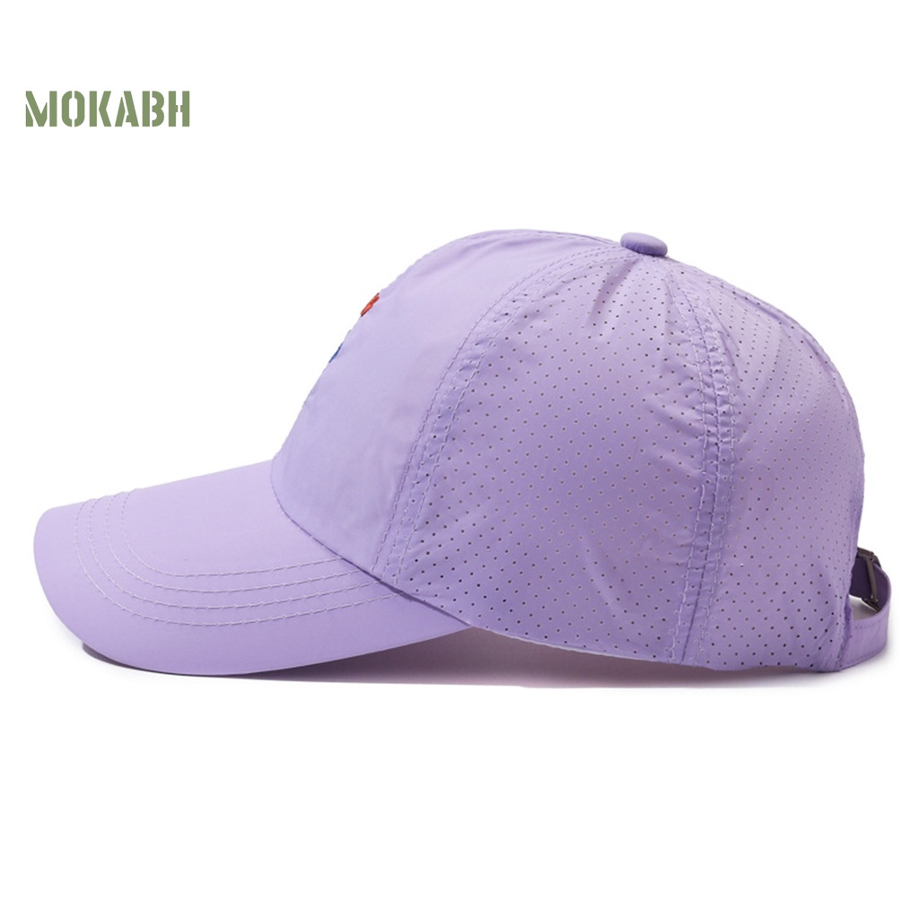 Mũ Lưỡi Trai Màu Trơn Thêu Chữ Cá Tính Hợp Thời Trang Cho Nữ