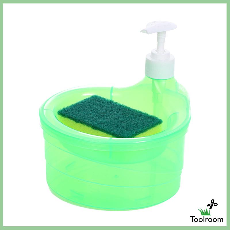 Bình Đựng Xà Phòng Kèm Giá Đỡ Tiện Dụng Cho Nhà Bếp