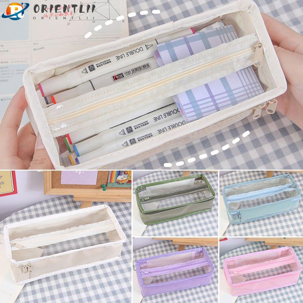 Túi Đựng Bút Trong Suốt Chống Nước Chống Bụi Bẩn Chất Lượng Cao