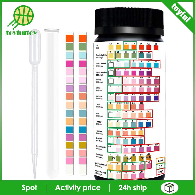 Set 100 Dụng Cụ Kiểm Tra Chất Lượng Nước Uống Đa Năng Cho Bể Cá