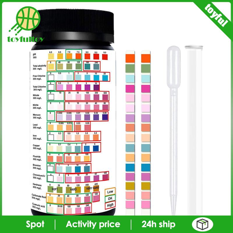 Set 100 Dụng Cụ Kiểm Tra Chất Lượng Nước Uống Đa Năng Cho Bể Cá