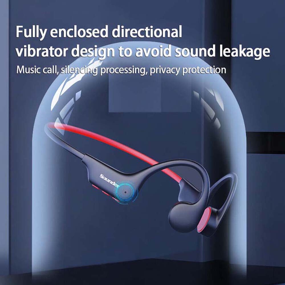 X6 Swimming Bone Conduction Headphones Bluetooth Earphone TWS 32GB MP3 Music Player IPX68 Waterproof Earbuds Fitness Sport Headset