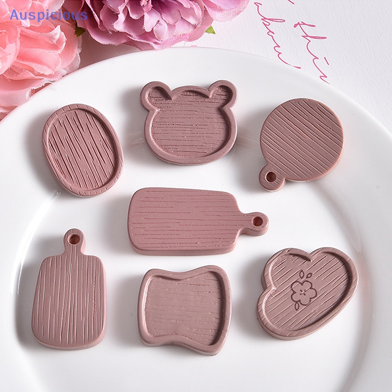 Set 4 Khay Đựng Thức Ăn Hình Hoạt Hình Dành Cho Nhà Búp Bê