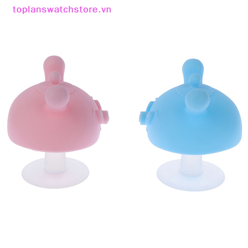 Toplanswatchstore Đồ Chơi Gặm Nướu Hình Nấm Hoạt Hình Bằng Silicon Có Thể Gặm Được Cho