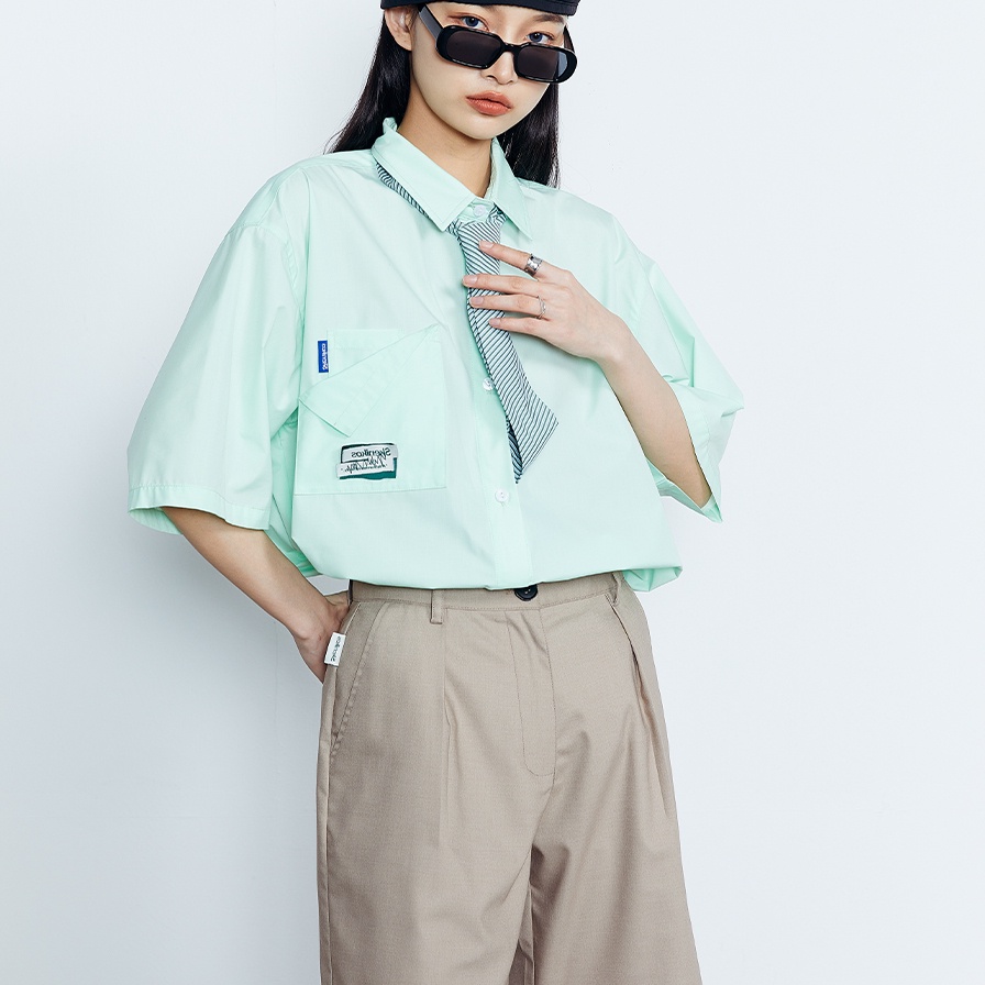 Áo Thun Ngắn Tay Dáng Rộng In Chữ Phong Cách Đường Phố Cá Tính Cho Nam Nữ