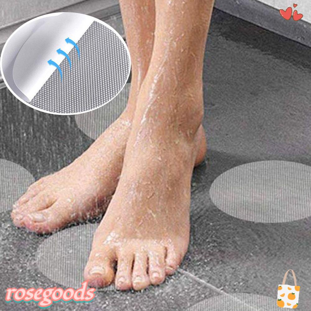 Miếng Dán Bậc Thang Chống Trượt Hình Tròn Họa Tiết Hoa Hồng