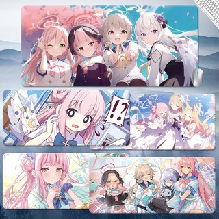 Misono Mika Mouse Pad Blue Archive large table pad gaming computer pad custom keyboard pad anime animation rubber soft pad