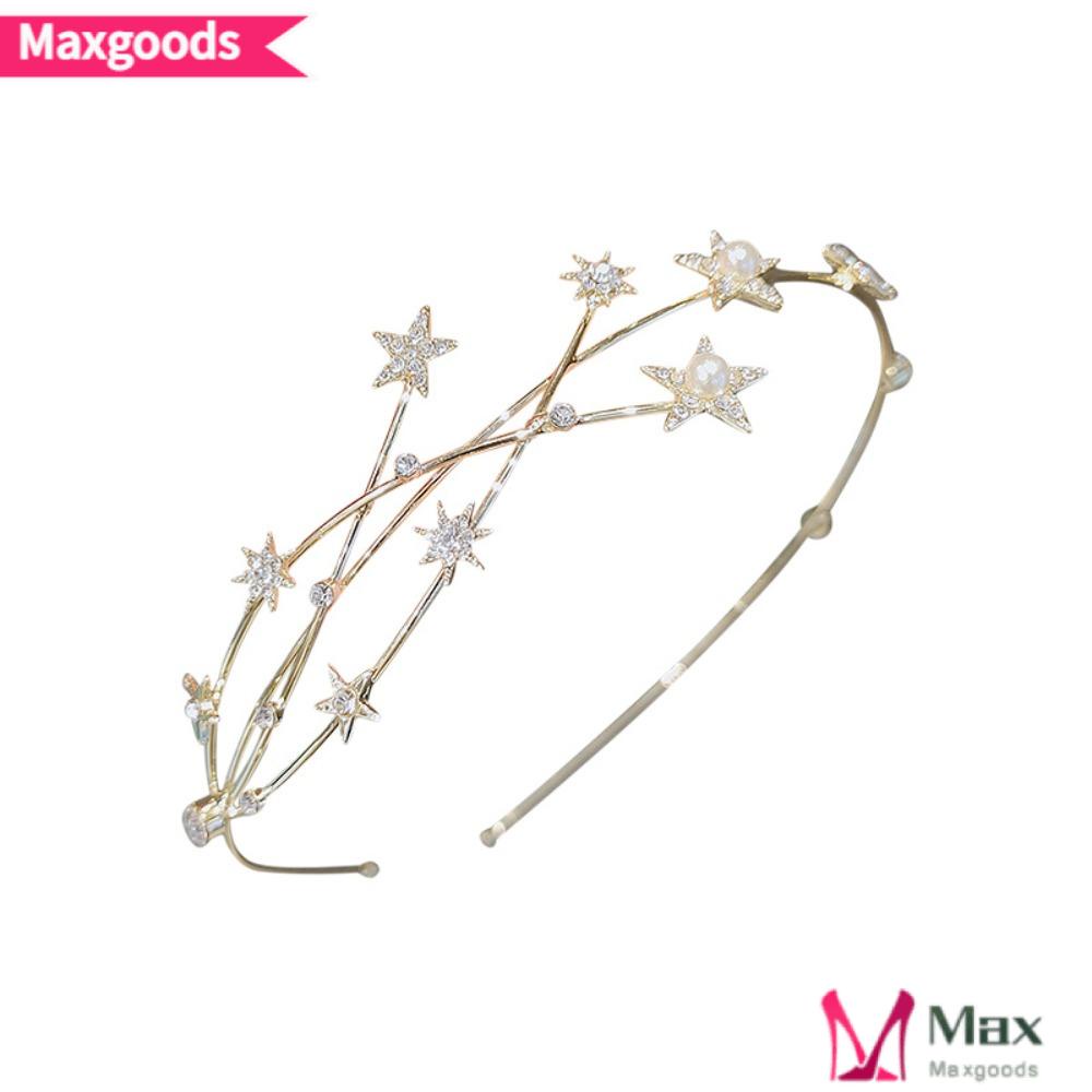 Băng Đô Cài Tóc Họa Tiết Ngôi Sao Rỗng Thanh Lịch