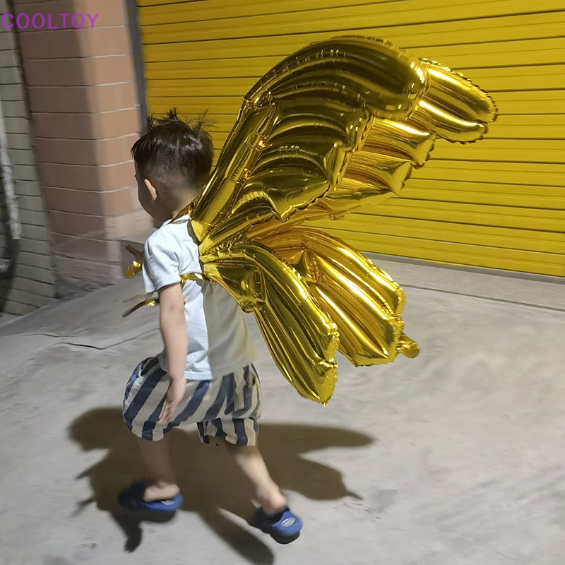 Cooltoy Bong Bóng Hình Cánh Bướm Bằng Lá Nhôm Cho Các Hoạt Động Ngoài Trời Của Bé