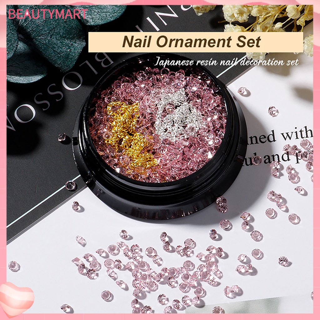 1 Hộp Đá 3D Trang Trí Móng Nghệ Thuật