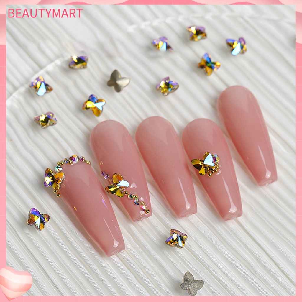 Set 2 / 3 Phụ Kiện 3D Đính Đá Trang Trí Móng Tay Sang Trọng Cho Nữ