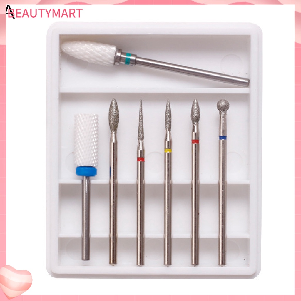 1 Bộ Đầu Mài Móng Tay Bằng Thép Vonfram Chuyên Nghiệp