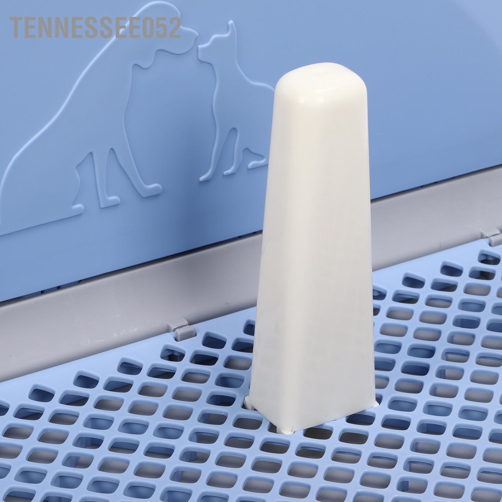 Tennessee052 Nhà Vệ Sinh Cho Thú Cưng Lưới Di Động Khay Bô Chó Có Trụ Thể Tháo Rời Và Tấm Phủ Tường Mèo