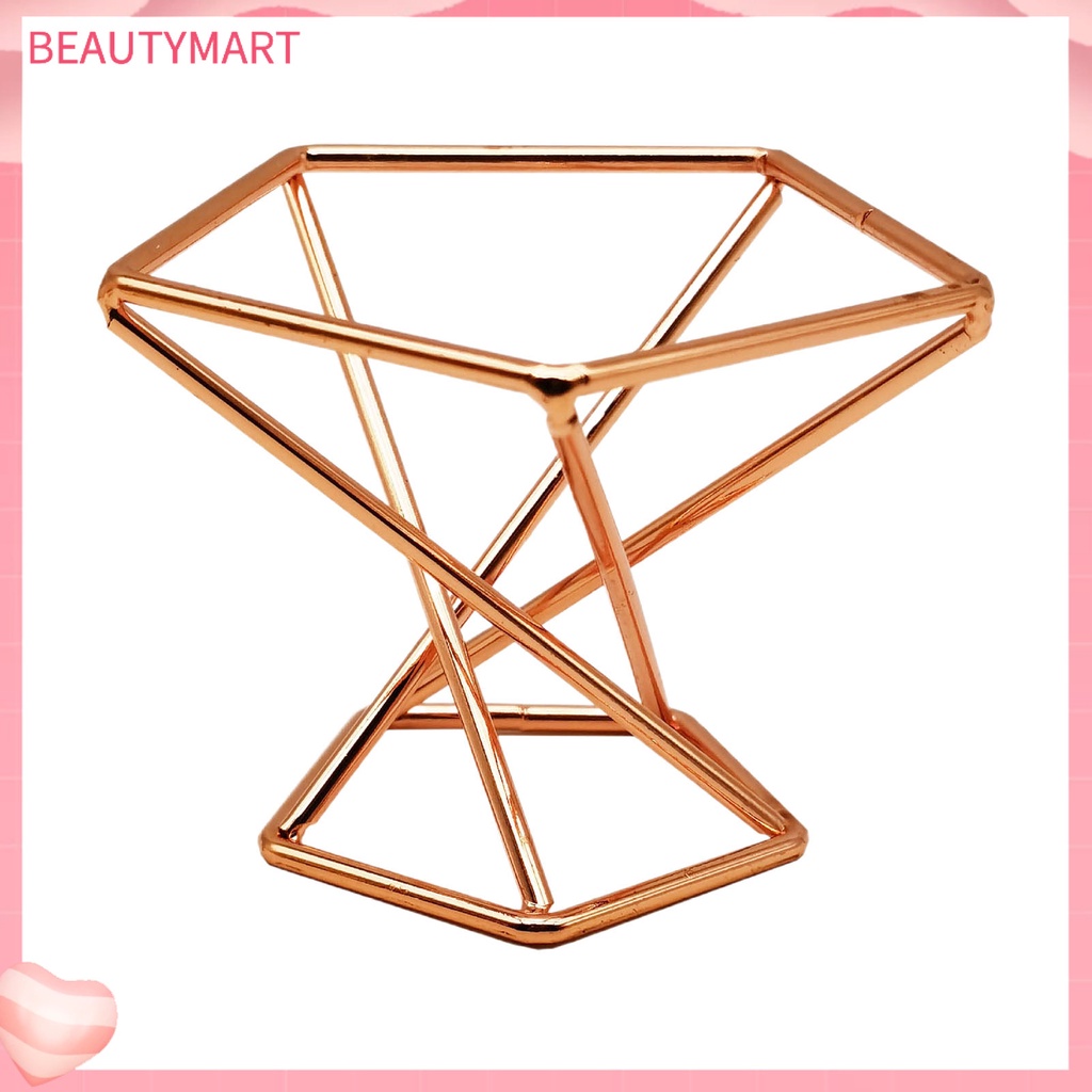 [beautymart] Giá Đỡ Mút Trang Điểm Bằng Thép Carbon Mạ Điện Thiết Kế Rỗng Làm Đẹp