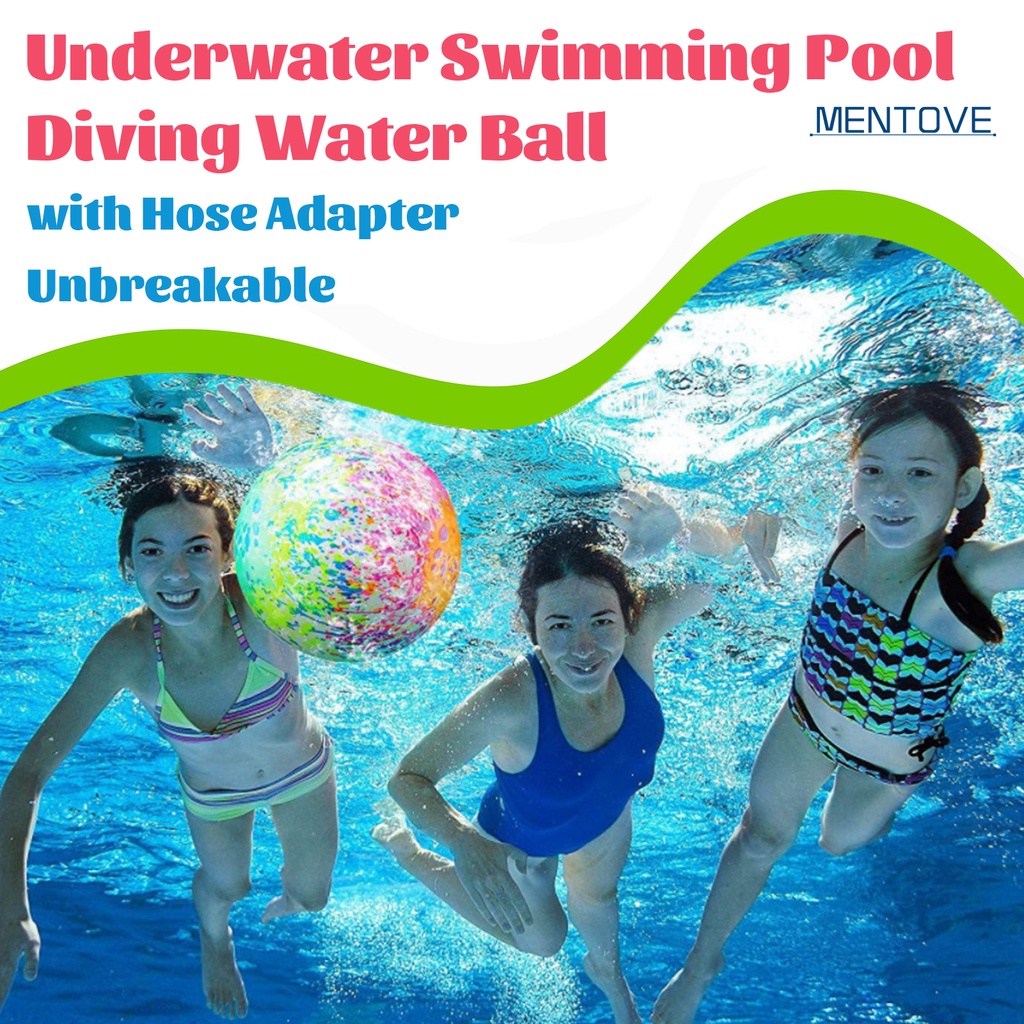 [MT] Đồ Chơi Bóng Bơm Hơi Bể Bơi Với Ống Nối Bằng PVC Dày Chống Rò Rỉ Không Vỡ Cho Thanh Thiếu Niên Dưới Nước