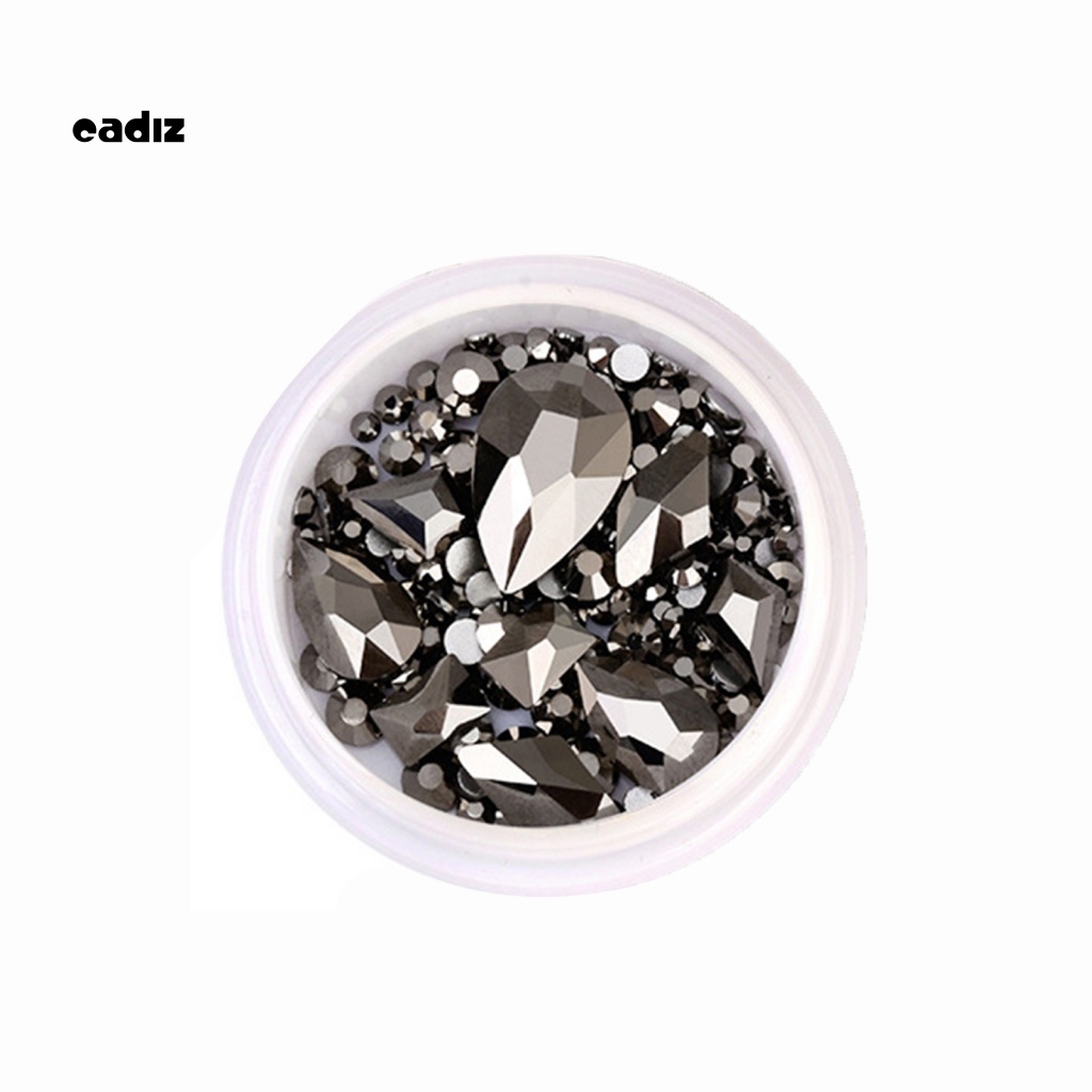 1 Hộp Hạt Cườm 3D Lấp Lánh Đính Móng Tay Thời Trang