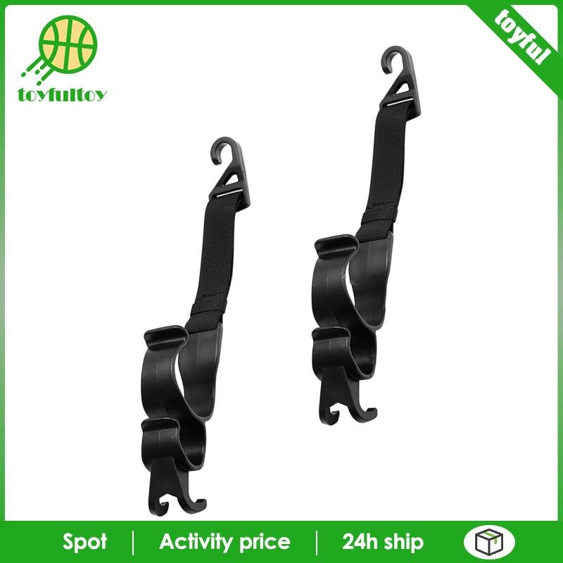 Bộ 2 Móc Treo Đồ Chơi Gắn Gối Tựa Đầu Xe Hơi Tiện Dụng