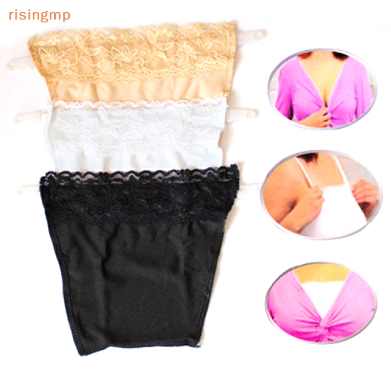 [risingmp] Bộ 3 Áo hai dây Ren Co Giãn Thoáng Khí An Toàn Mới Cho Nữ