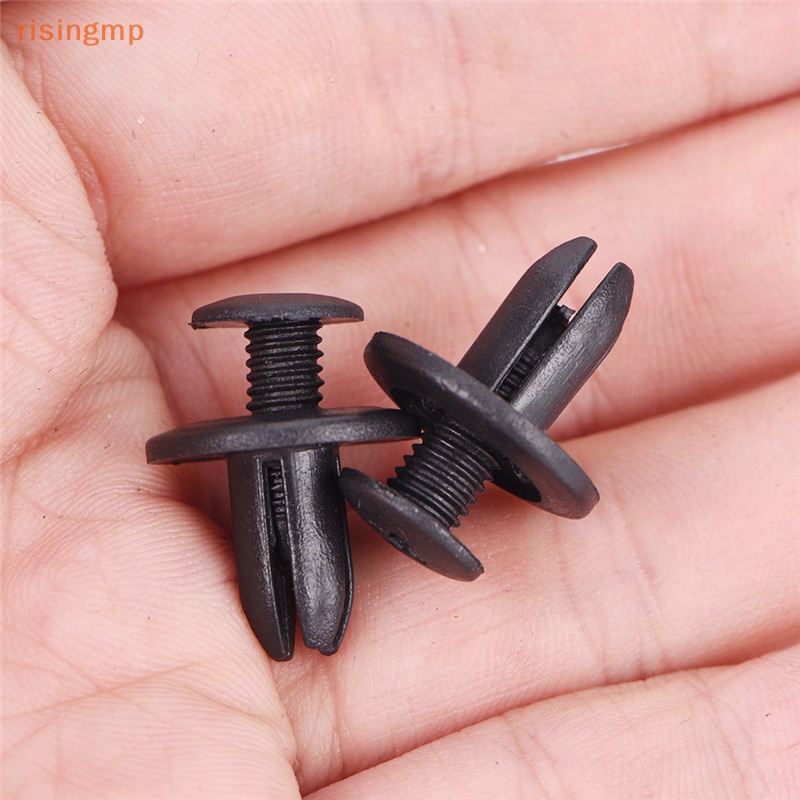 FENDER Set 50 Đinh Tán Nhựa Màu Đen 8Mm Chuyên Dụng Cho Cản Trước Xe Hơi Đinh Tán Nhựa Màu Đen 50X8Mm 8Mm Chuyên Dụng Cho Xe Hơi Bộ 50 / 50 Miếng 8Mm Au 8Mm Chất Lượng Cao