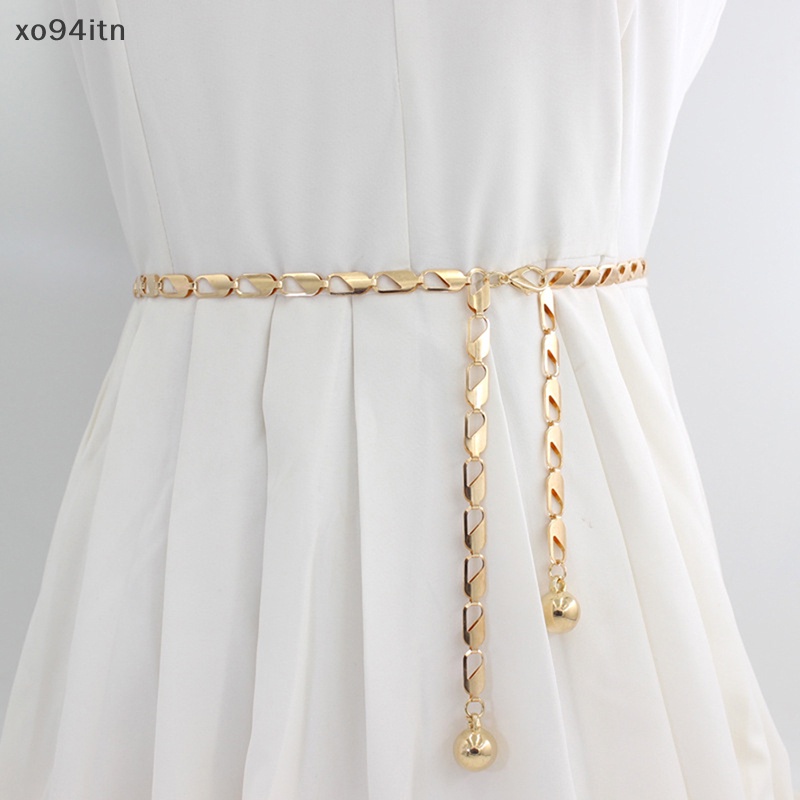 Dây Xích Đeo Hông Bằng Kim Loại Có Thể Điều Chỉnh Thời Trang Đi Kèm Với Bikini