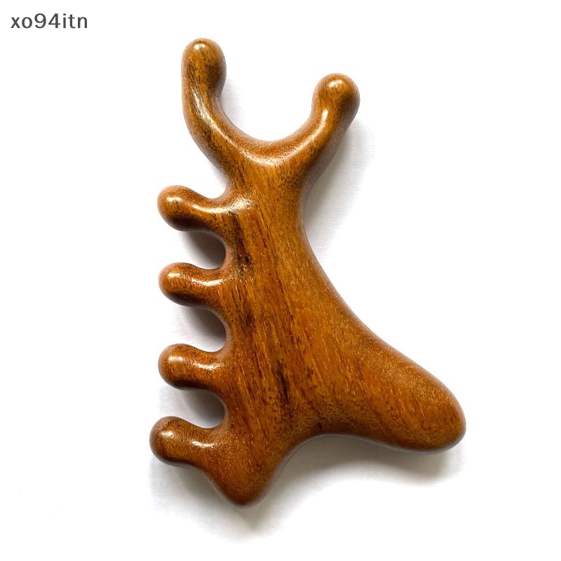 Lược Gỗ Mát Xa Da Đầu Răng Thưa Tiện Dụng